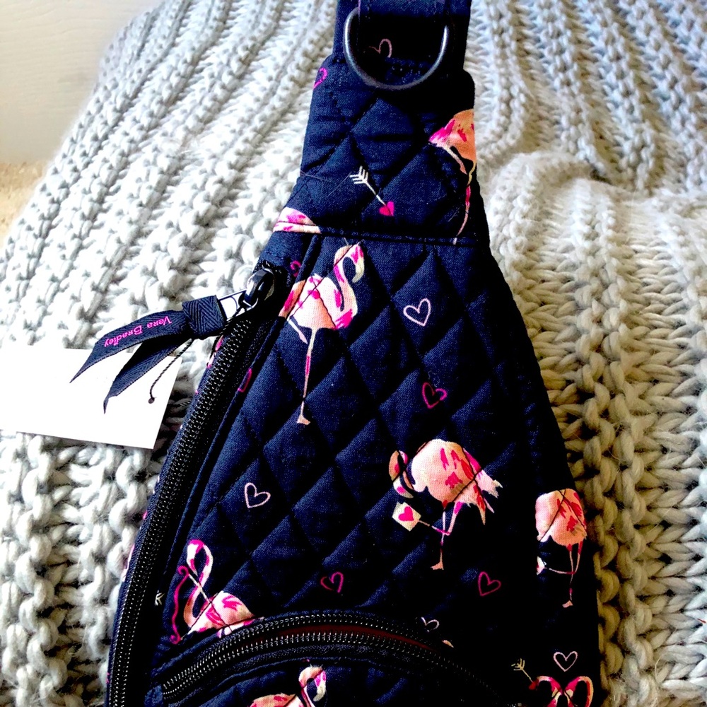 Vera Bradley Flirty Flamingo Compact Sling bag